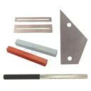 ギター製作者ツールキット ファイル フレット クラウニング ロッカー 砥石 プロテクター シム Guitar Luthier Tool Kit File Fret Crowning Rocker Grinding Stone Protector Shim