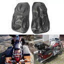 ハーレーツーリングエレクトラグライドウルトラクラシックハードサドルバッグ用蓋カバーブラジャー2個 2x Lid Covers bra for Harley Touring Electra Glide Ultra Classic hard saddlebags