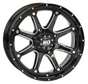 QTY4 STI 17 インチ ホイール BLK 17X7 4X115 アークティック キャット プラウラー ワイルド キャット 水ダメージ ボックス QTY4...