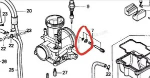 ワッシャーとOリング - ホンダ カワサキ スズキ ヤマハ KTM 混合気スクリュー ミクニ Washer & O-Ring - Honda Kawasaki Suzuki Yamaha KTM Air Fuel Mixture Screw Mikuni