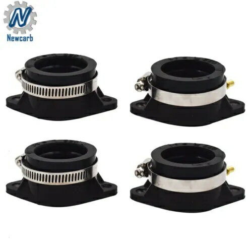 4x キャブレター インテーク カワサキ KZ900 KZ1000 キャブレター 11-4165 マニホールド ジョイント ブ..