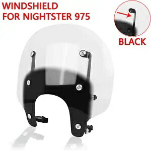 ハーレーナイトスター RH975 2022-2023 フロントガラスディフレクターフロントガラスと互換性があります。 Compatible With Harley Nightster RH975 2022-2023 Windshield Deflector Windscreen