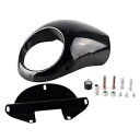 ハーレースポーツスターダイナFX XL用ブラックフロントヘッドライトカウルマスクフェアリングカバー For Harley Sportster Dyna FX XL Black Front Headlight Cowl Mask Fairing Cover