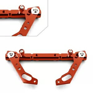 ユニバーサル 7/8 インチ 22mm オートバイ アルミ ハンドルバー バランス クロスバー レバー オレンジ Universal 7/8″ 22mm Motorcycle Aluminum Handlebar Balance Cross Bar Lever Orange