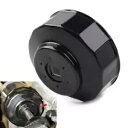 76mm 14 フルート エンド キャップ スタイル オイル フィルター レンチ取り外し ブラック ハーレー ブレイクアウトに適合 76mm 14 Flute ...