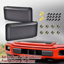 フロントバンパーガードインサートパッドエンドキャップカバートリムフォード F150 2018-2020 Front Bumper Guards Inserts ...
