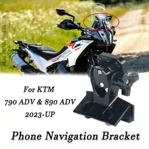 フロントガラス電話ナビゲーションスタンド GPS マウントブラケット KTM 790 890 ADV 2023-24 Windshield Phone Navigation Stand GPS Mount Bracket For KTM 790 890 ADV 2023-24