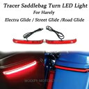ストリート グライド スペシャル FLHXS サドルバッグ ロープロファイル ターン ラン ライト 2014-22 に適合 Fit For Street Glide Special FLHXS Saddlebag Low Profile Turn Run Light 2014-22