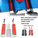 Road Glide 特別 FLTRXS リアサドルバッグフィラーパネル LED ライト 2015-2023 用 For Road Glide Special FLTRXS Rear Saddlebag Filler Panels LED Lights 2015-2023(2)