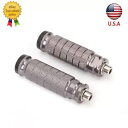 グレー CNC ペアフットレストフットペグフットペグユニバーサル変更リアセット米国 Gray CNC A Pair Footrests Footpegs Foot Pegs For Universal Modify Rearset USA