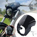 フロントヘッドライトフェアリングカバーマスクハーレーソフテイルブレイクアウトFXBR 2018-23に適合 Front Headlight Fairing Cover Mask Fit For Harley Softail Breakout FXBR 2018-23