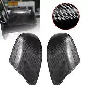 2Pc リアルカーボンファイバー車のサイドミラーカバーキャップアウディ Q5 2010-18 交換用 2Pc Real Carbon Fiber Car Side Mirror Cover Caps For Audi Q5 2010-18 Replacement