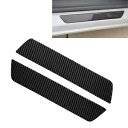 リアルカーボンファイバーリアドア敷居アクセントカバートリムテスラモデル 3 2017-2022 Real Carbon Fiber Rear Door Sill Accent Cover Trim For Tesla Model 3 2017-2022(2)