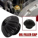 トライアンフアメリカボンネビル用アルミ合金オートバイエンジンオイルキャップブラック For Triumph America Bonneville Aluminium Alloy Motorcycle Engine Oil Cap Black(2)