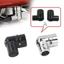 オートバイ黒燃料タンクラインフィッティングカバーハーレーダイナロードストリートグライド用 Motorcycle Black Fuel Tank Line Fitting Cover For Harley Dyna Road Street Glide(2)
