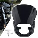 フロントヘッドライトフェアリングカバーマスクハーレーソフテイルブレイクアウトFXBR 2018-23に適合 Front Headlight Fairing Cover Mask Fit For Harley Softail Breakout FXBR 2018-23