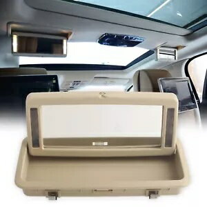 車後列バニティミラー化粧鏡ライト付きジャガー XJ 2010-2019 Car Rear Row Vanity Mirror Makeup Mirr..