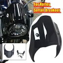 フロントヘッドライトフェアリングカバーマスク ハーレーソフテイルブレイクアウトFXBR FXBRS 18-up用 Front Headlight Fairing Cover Mask For Harley Softail Breakout FXBR FXBRS 18-up
