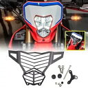 オートバイのヘッドライトグリルカバーメッシュフィットホンダ CRF 300L 2021-2022 Motorcycle Headlight Grille Cover Mesh Fit for Honda Crf 300L 2021-2022