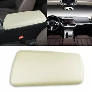 ABS & レザーアームレストボックスコンソールボックスカバートリム BMW 3 シリーズ 2020 オフホワイト ..