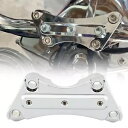 トップハンドルバーライザークランプハーレーツーリングストリートロードキンググライドFLHX/R CNCに適合 Top Handlebar Riser Clamp Fit Harley Touring Street Road King Glide FLHX/R CNC