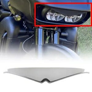クロームヘッドランプヘッドライト眉まぶたトリムハーレーロードグライド 2015+ Chrome Headlamp Headl..