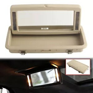 車後列バニティミラー化粧鏡ライト付きジャガー XJ 2010-2019 Car Rear Row Vanity Mirror Makeup Mirr..