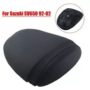 ブラック助手席リアピリオンクッションスズキ SV650 1992-2002 2001 に適合 Black Passenger Seat Rear Pillion Cushion Fit For Suzuki SV650 1992-2002 2001