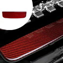 フォードマスタング 2015-2019 レッドカーボンファイバー中央収納ボックスパネルカバートリム For Ford Mustang 2015-2019 Red...