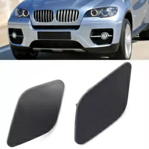 ペアフロント L & R ヘッドライトウォッシャーノズルカバー BMW X6 E71 2008-2014 米国在庫 Pair Front L &R Headlight Washer Nozzle Cover For BMW X6 E71 2008-2014 US Stock