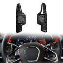 コルベットスティングレイ C8 Z51 2020-2023 レッドカーボンステアリングホイールパドルシフター For Corvette Stingray C8 ...