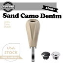 サンドカモデニムロープロファイルタンクダッシュコンソールハーレーストリートロードトライグライド用 Sand Camo Denim Low-Profile Tan...