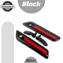 Advan ブラックアウト サドルバッグ蓋レバー & ラッチ カバー セット キット ハーレー ツーリング 14+用 Advan Blackout Saddlebag Lid Lever & Latch Cover Set Kit For Harley Touring 14+