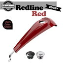 Advanblack レッドライン レッド ロープロファイル タンク ダッシュ コンソール 08+ ハーレー ツーリングに適合 Advanblack Redline Red Low-Profile Tank Dash Console Fits for 08+ Harley Touring