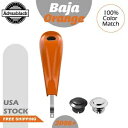 Advanblack バハ オレンジ ロープロファイル タンク ダッシュ コンソール 2008+ ハーレー用 Advanblack Baja Orange Low-Profile Tank Dash Console For 2008+ Harley