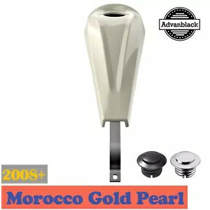 モロッコ ゴールド パール タンク ダッシュ コンソール & 燃料ガス キャップ 2008+ ハーレーダビッドソン用 Morocco Gold Pearl Tank Dash Console & Fuel Gas Cap For 2008+ Harley Davidson