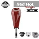 Red Hot Sunglo ロープロファイルタンクダッシュコンソール燃料ガスタンクキャップ ハーレー 2008+ に適合 Red Hot Sunglo Low-Profile Tank Dash Console Fuel Gas Tank Cap Fits Harley 2008+
