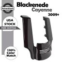 黒くなったカイエン ストレッチ リア フェンダー エクステンション ハーレーダビッドソン 09+用 Blackened Cayenne Stretched Re...