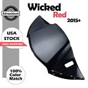 Wicked Red エアダクトフェアリングはハーレーツーリングロードグライドリミテッド FLTRX に適合します Wicked Red Air Duct Fairing Fits Harley Touring Road Glide Limited FLTRX(2)