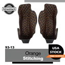 Advanblack オレンジステッチライナー 93-13 ハーレー OEM サドルバッグボトムに適合 Advanblack Orange Stitching Liner Fits for 93-13 Harley OEM Saddlebags Bottoms