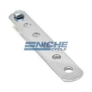 エキゾーストストラップブラケット クローム 6インチ 6穴 Exhaust Strap Bracket Chrome 6