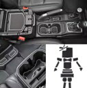 ホワイト 18-2022 ジープラングラー JL アクセサリードアマットゲートスロットマットカップパッド White For 18-2022 Jeep Wrangler JL Accessories Door Mats Gate Slot Mat Cup Pads