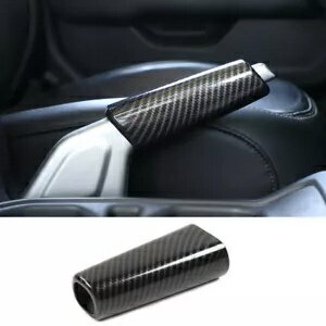 ジープラングラー JL グラディエーター JT 2018-21 ハンドブレーキブレーキハンドルトリム ABS カーボン For Jeep Wrangler JL Gladiator JT 2018-21 Handbrake Brake Handle Trim ABS Carbon