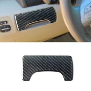 カーボンファイバーインテリア運転席側コイン収納カバートリム 07-11 Toyota@ カムリ用 Carbon Fiber I..