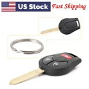 リモートヘッドイグニッションキー アンカットキーレスエントリー 日産フロンティア 2005-2016 米国に適合 Remote Head Ignition Key Uncut Keyless Entry Fit Nissan Frontier 2005-2016 US