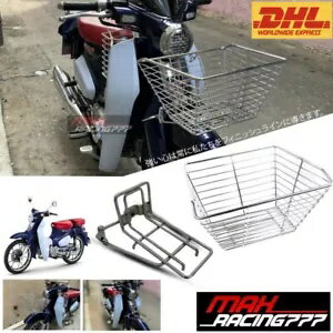 フロントラックバスケット荷物フロントバスケットホンダスーパーカブ 125 C125 2018-2022 FRONT RACK B..