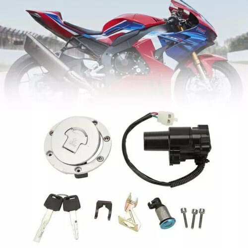 点火スイッチ燃料ガスキャップシートロックキー耐久性のあるホンダ CBR1100 97-03 に適合 Ignition Switch Fuel Gas Cap Seat Lock Key Durable Fits For Honda CBR1100 97-03