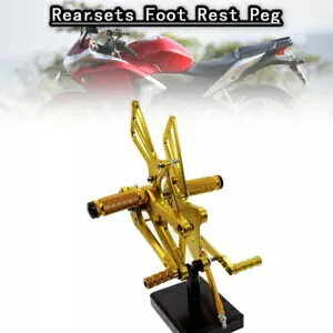 リアセットフットレストペグアルミ合金ホンダ CBR250R 2011 2012 2010-2016 Rearsets Foot Rest Peg Aluminum Alloy Fit For Honda CBR250R 2011 2012 2010-2016