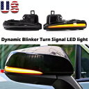 トヨタ タコマ RAV4 スモークシーケンシャル LED ウインカーミラーターンシグナルライト For Toyota Tacoma RAV4 Smoked Sequential LED Blinker Mirror Turn Signal Lights