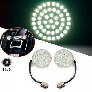 2PC 1156 LED ターンシグナル電球ハーレーダイナ FXDF FXDLS スポーツスター 883 に適合 2PC 1156 LED Turn Signal Light Bulb Fit For Harley Dyna FXDF FXDLS Sportster 883